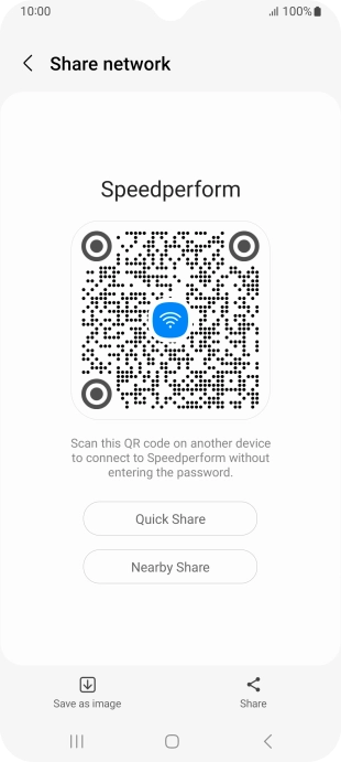 Place the QR code inside the camera frame on the other device to scan the code.