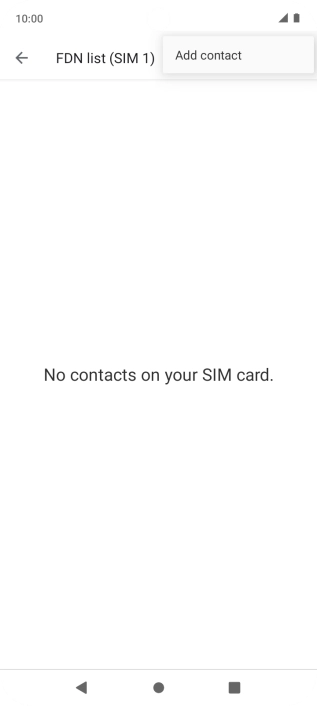 Press Add contact. Press Add contact.