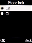 Select Off to turn off the function.
