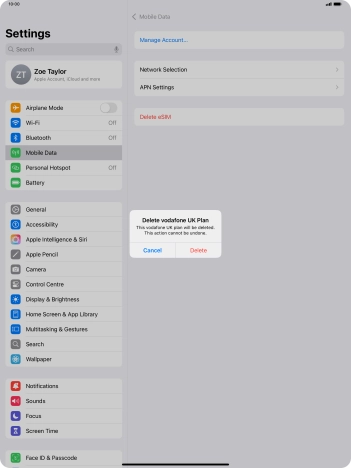 Press Delete. Press Delete.