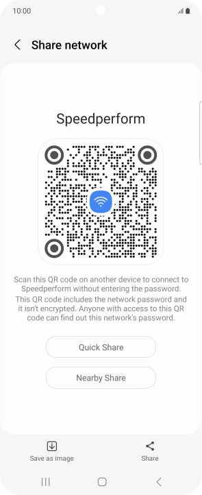 Place the QR code inside the camera frame on the other device to scan the code.