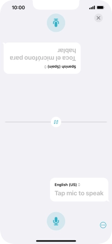 Press the end icon to end two-way view.