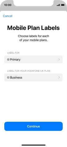 Press Continue. Press Continue.