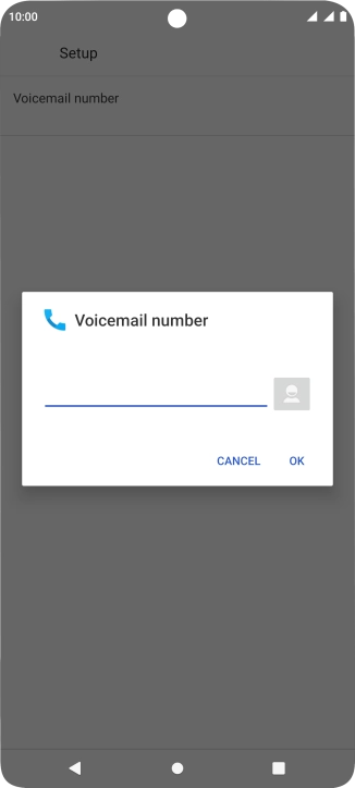 Key in +447836121121 and press OK.