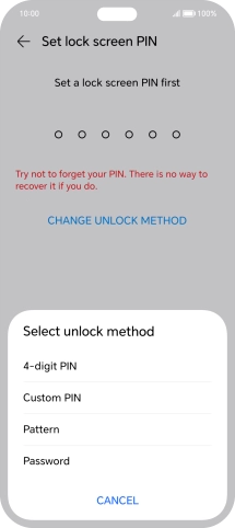 Press the required phone lock code and follow the instructions on the screen to create an additional phone lock code. Press the required phone lock code and follow the instructions on the screen to create an additional phone lock code.