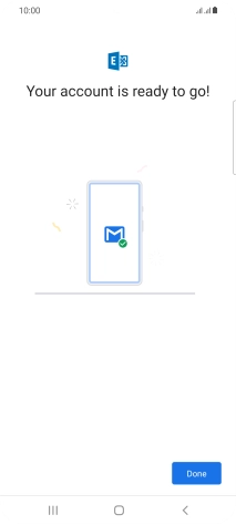 If this screen is displayed, your email account has been recognised and is being set up automatically. Follow the instructions on the screen to key in more information and finish setting up your phone. If this screen is displayed, your email account has been recognised and is being set up automatically. Follow the instructions on the screen to key in more information and finish setting up your phone.