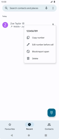 Press Block/report spam.