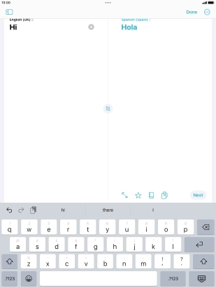 Press the enter icon. Press the enter icon.