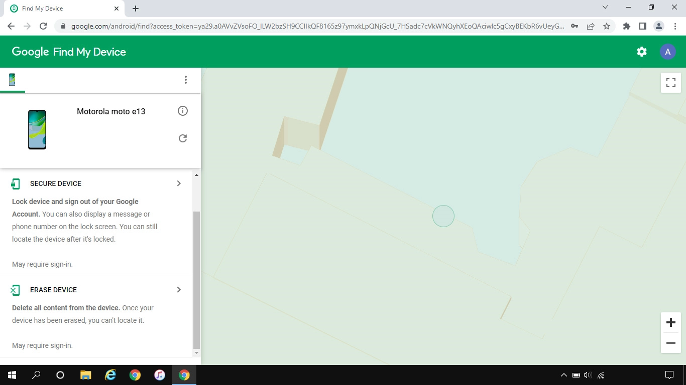 Click ERASE DEVICE and follow the instructions on the screen to delete all phone content. Please note that you will no longer be able to use Find My Device when you've deleted all phone content.