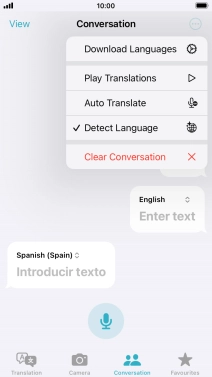 Press Clear Conversation. Press Clear Conversation.
