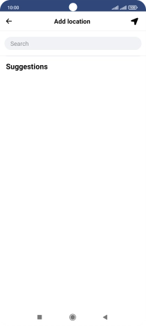 Press the search field and key in the required search word.