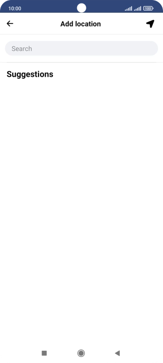 Press the search field and key in the required search word.