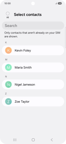 Press the field above 