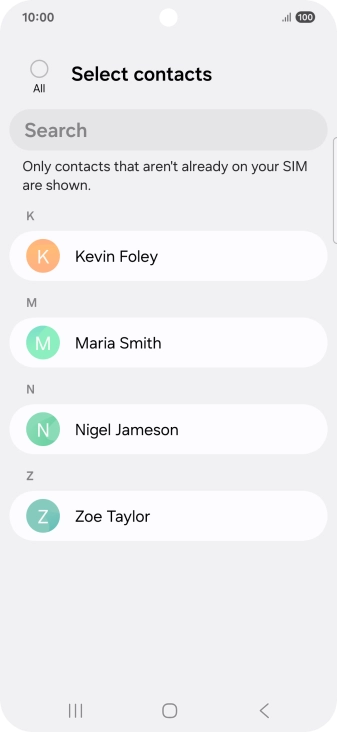 Press the field above 