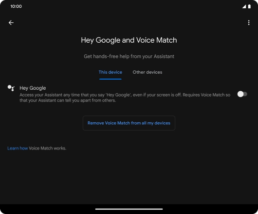 Press the indicator next to Press the indicator next to