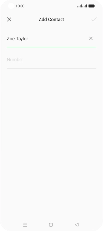 Press Number and key in the required phone number.