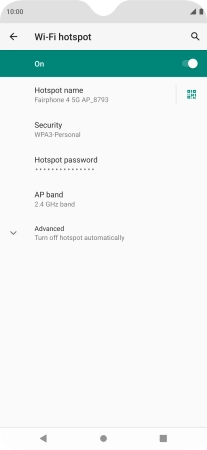 Press the Home key to return to the home screen.