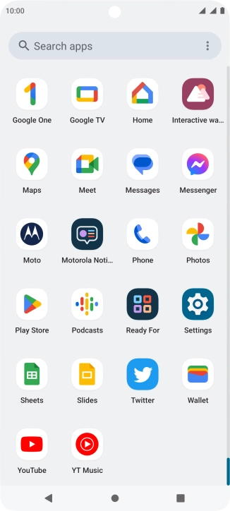 Press Photos and go to the required folder.