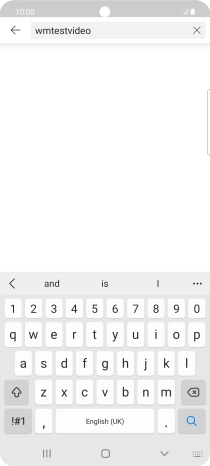 Key in the required search word and press the search icon.