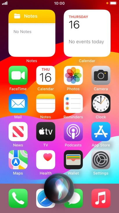 Say, in your own words, what you would like your phone to do, e.g.: CAMERA, CALL [contact], SEARCH THE WEB FOR [information].