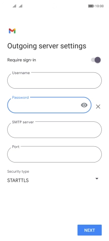 Press the field below 
