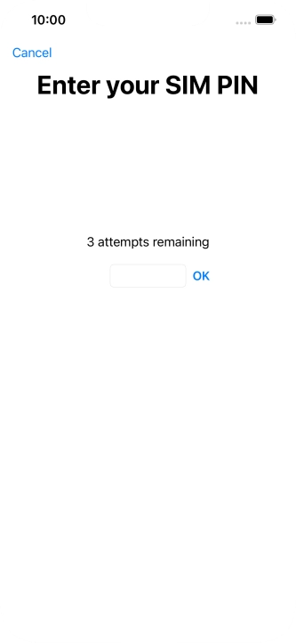 If your SIM is locked, key in your PIN and press OK. If your SIM is locked, key in your PIN and press OK.