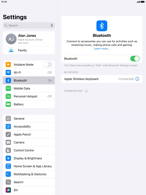 Press the Home key to return to the home screen. Press the Home key to return to the home screen.