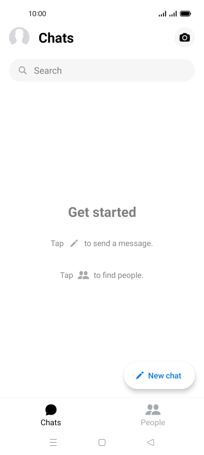 Press New chat.