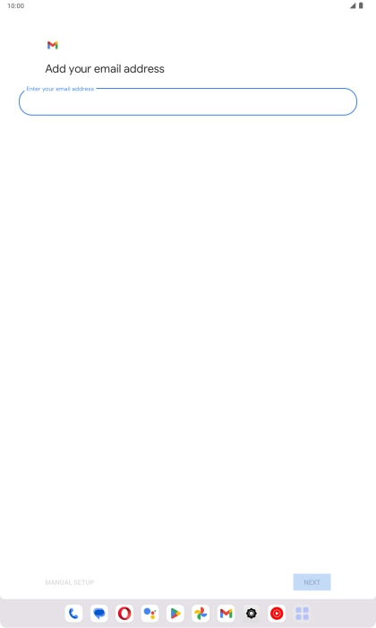 Press the field below 