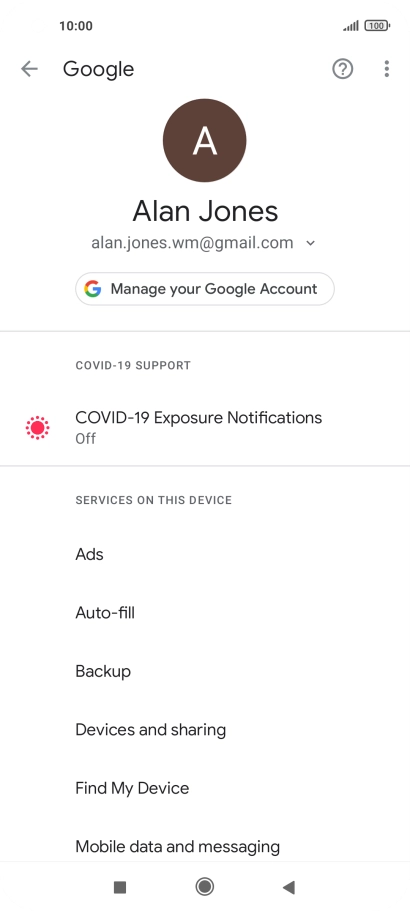 Press Find My Device.