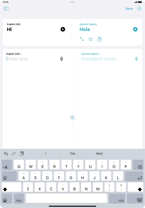 Press the screen size icon.