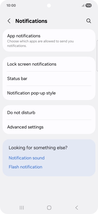 Press App notifications.