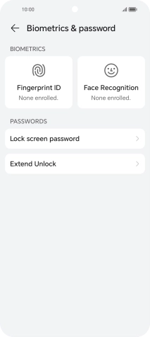Press Fingerprint ID.
