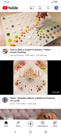 Press the upload icon.