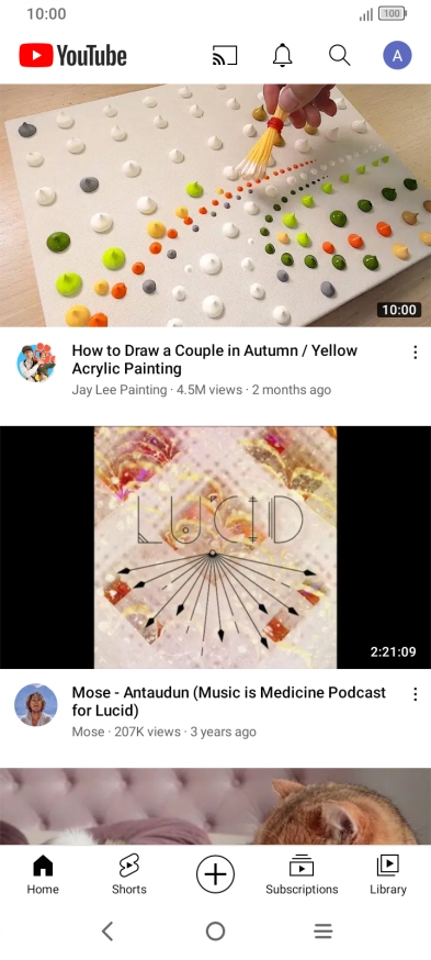 Press the upload icon.