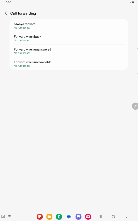 Press the Home key to return to the home screen.