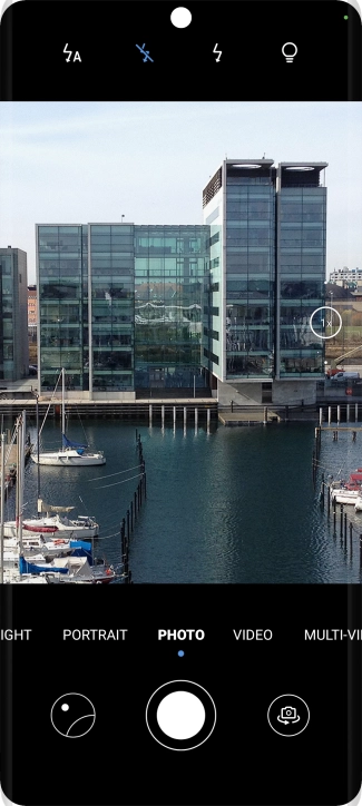 Press the required setting.