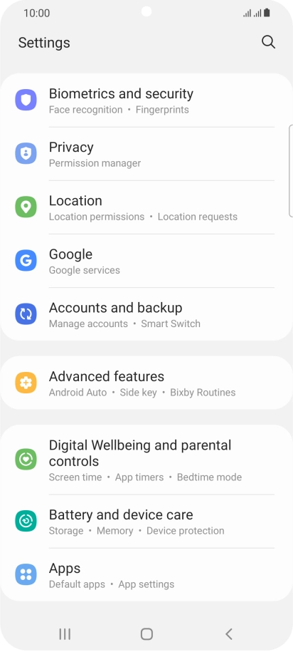 Press Accounts and backup. Press Accounts and backup.