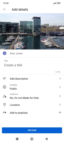 Press the field below 