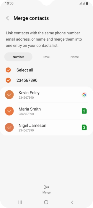 Press Merge. Press Merge.