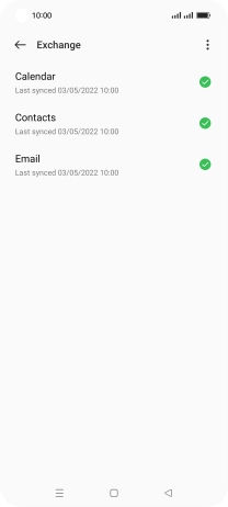 Press the menu icon.
