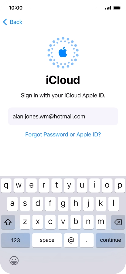 Press continue. Press continue.