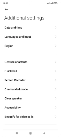 Press Languages and input.