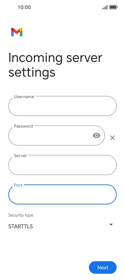Press the drop down list below 