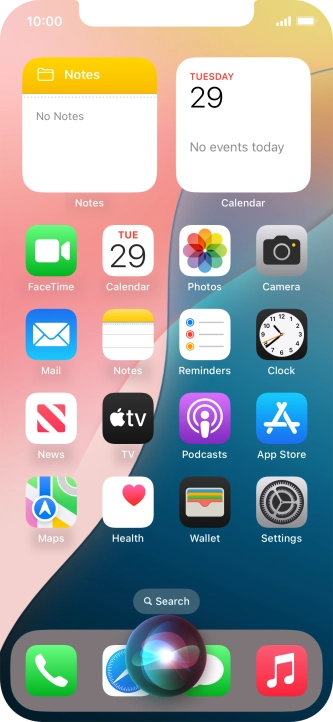 Say, in your own words, what you would like your phone to do, e.g.: CAMERA, CALL [contact], SEARCH THE WEB FOR [information].