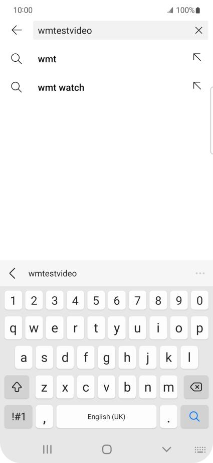 Key in the required search word and press the search icon. Key in the required search word and press the search icon.