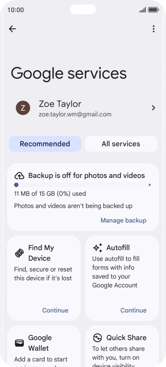 Press All services. Press All services.