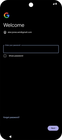 Press the field below 