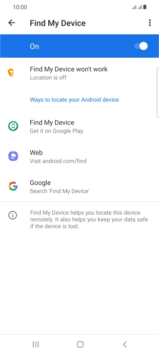 Press the Home key to return to the home screen. Press the Home key to return to the home screen.