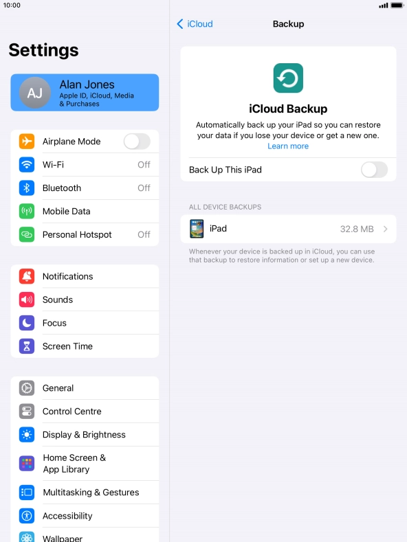 Press the indicator next to Press the indicator next to